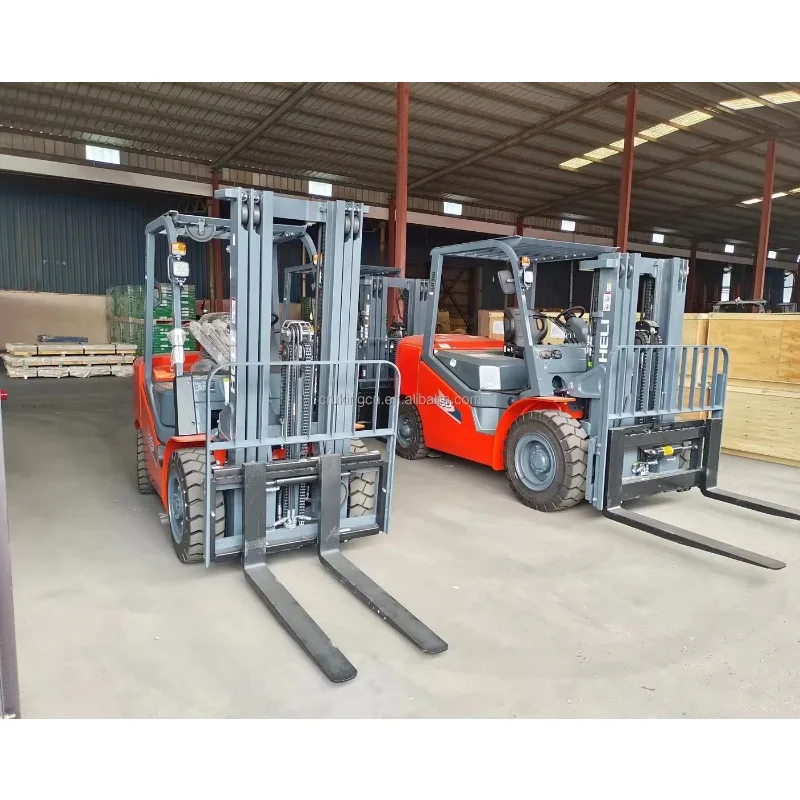 【Construction 】5 Ton Diesel Powered Forklift With High Load Capacity For Warehouse And Logistics Operations