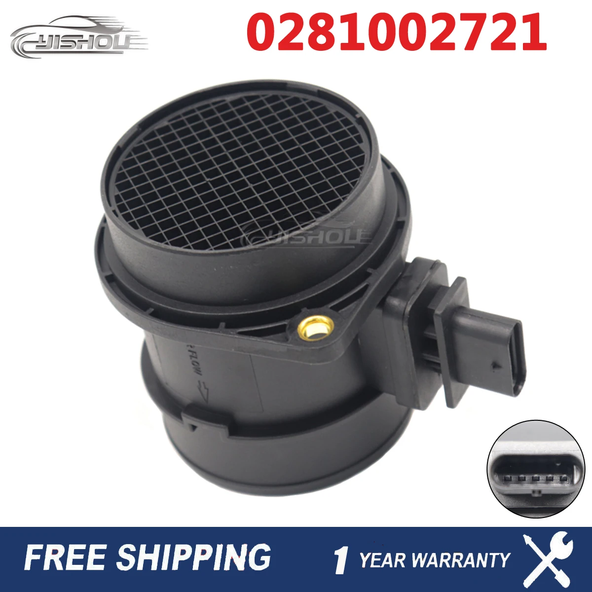 

Датчик массового расхода воздуха MAF 0281002721 для Hyundai Grandeur I30 Santa Fe Sonata Tucson для KIA Carens K2900 Magentis