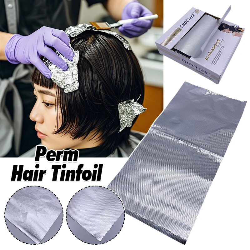 

200PCS Pull-Out Hairdressing Tin Foil Professional Tin Foil Perm and Dyeing Tools Highlight Tin Foil Gasket Hair Isolation Sheet