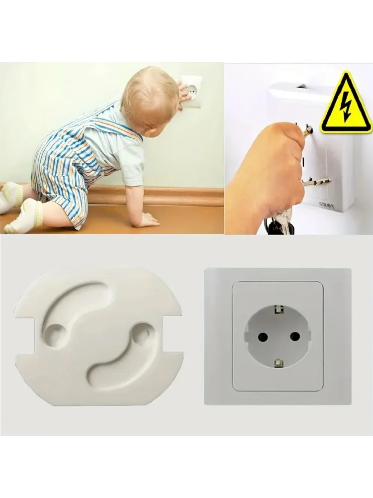 Couvercles de prises de sécurité pour bébé, 10 pièces, protecteurs de prises électriques en plastique, Protection de sécurité pour prise de sécurité pour enfants