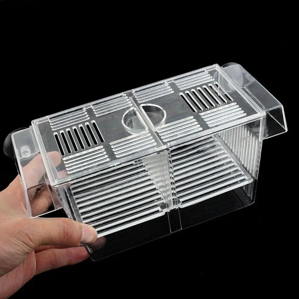 Multifunctional Fish Aquarium Fish Breeding Isolation Box Clear Acrylic Aquarium Breeder Fish Tank Guppies Hatching Incubator