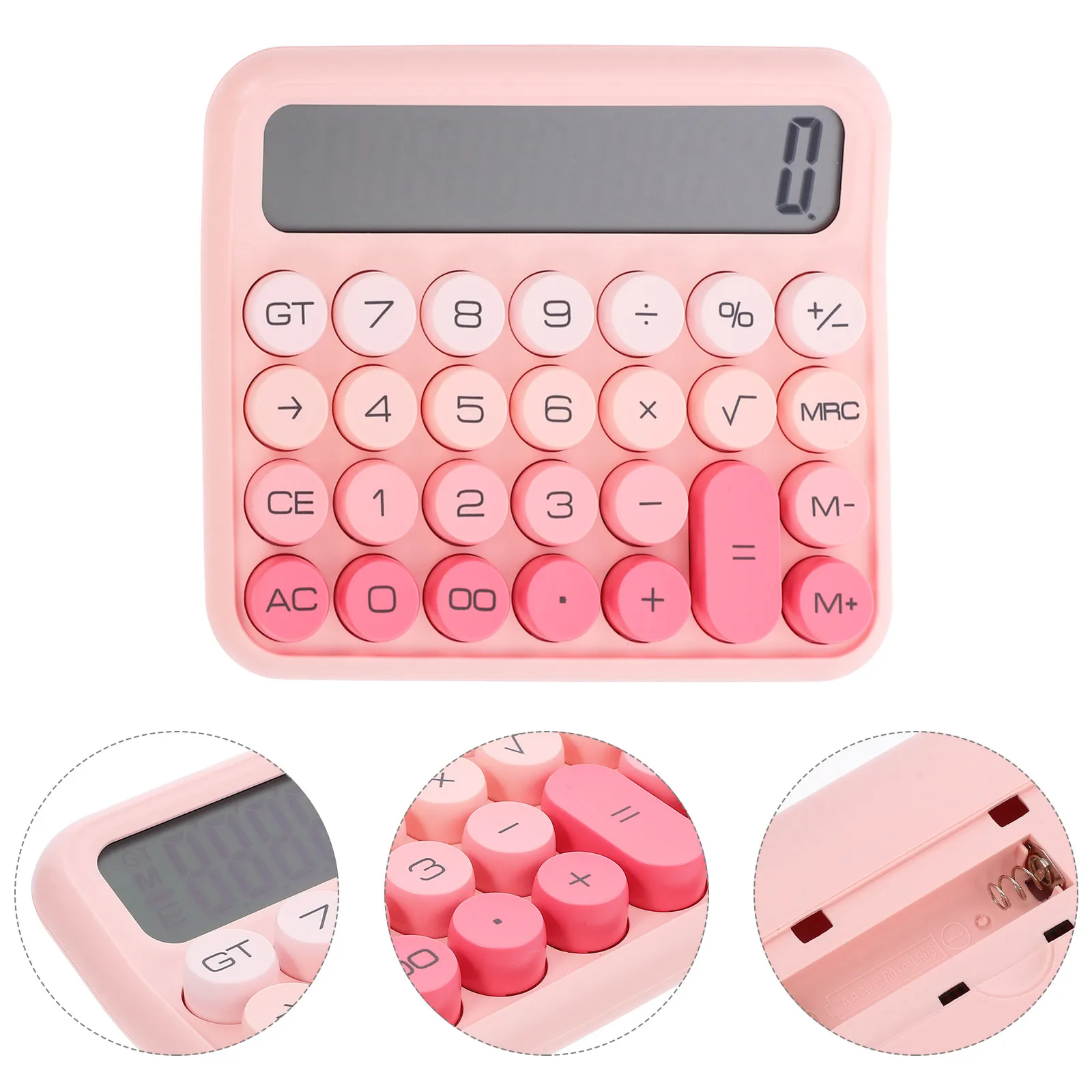 

Dopamine Calculator For Students Portable Desktop Aesthetic Design Plastic Basic Office Tool Simple Digital Counting Supply
