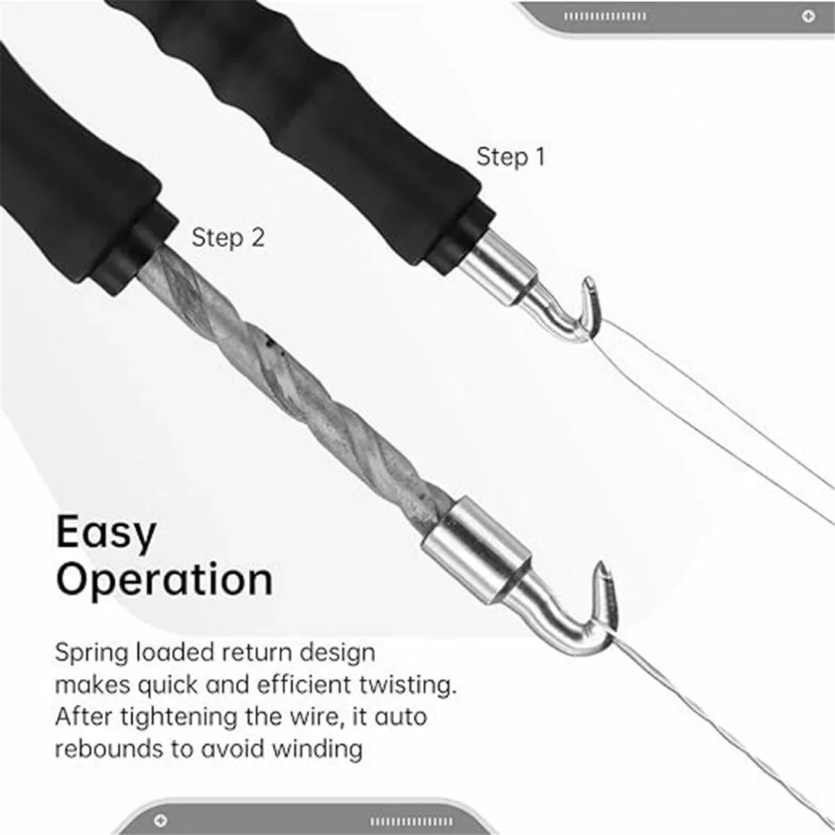 cordless rebars tying tool Semi-Automatic Tying Machine Wire Knoting Straight Pliers Pull Bar Binding Hook Construction Site Win
