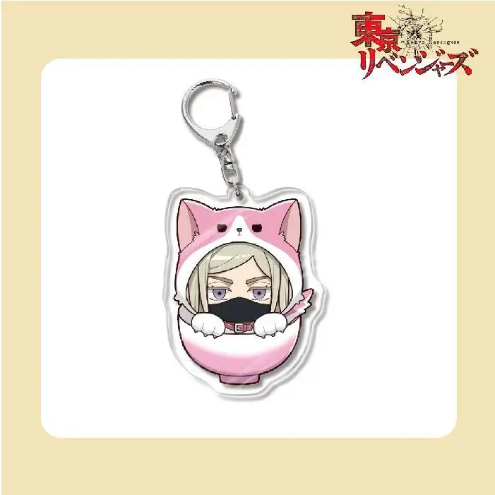 Acrylic Key Chains Anime Peripherals Hanagaki Takemichi Tachibana Hinata Mikey Draken Mucho Kids Gifts Studetns School Supplies