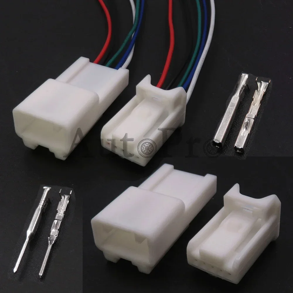 1 Set 5 Hole Car Headlight Brightness Height AC Assembly Adjustment Wire Socket Unsealed Plug 6098-3802 6098-3810 90980-12366