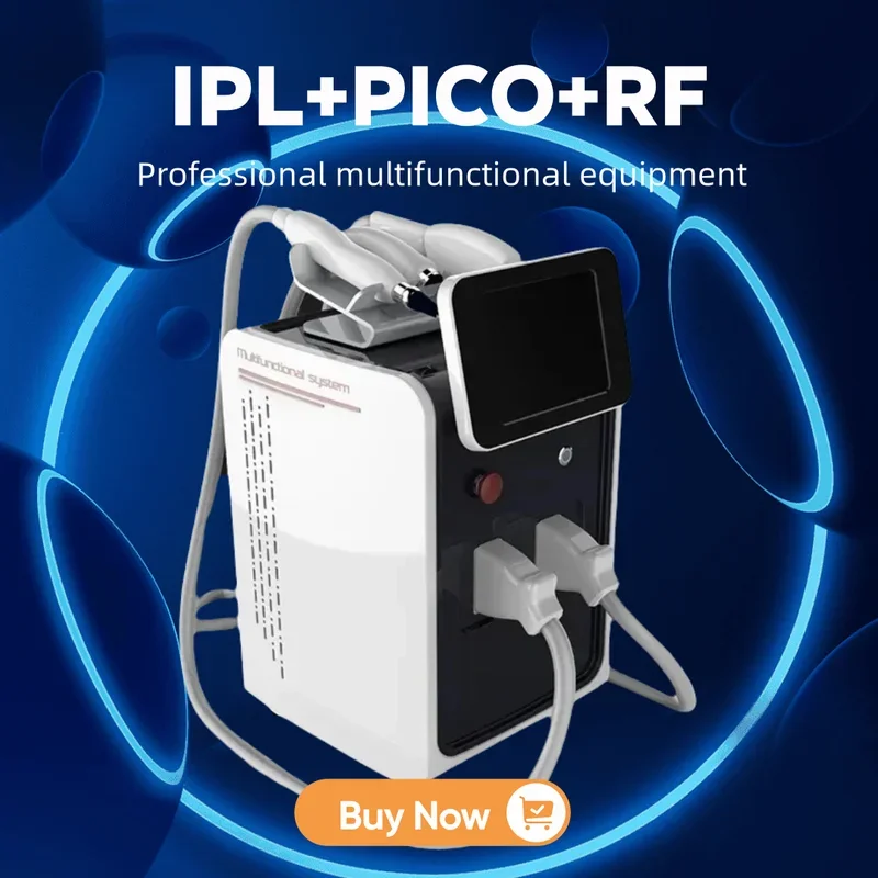 3000w Multifunction 3 in1 E-light IPL RF Nd Yag DPL Tattoo Removal Machine Permanent Body Face Hair Removal Device 2024