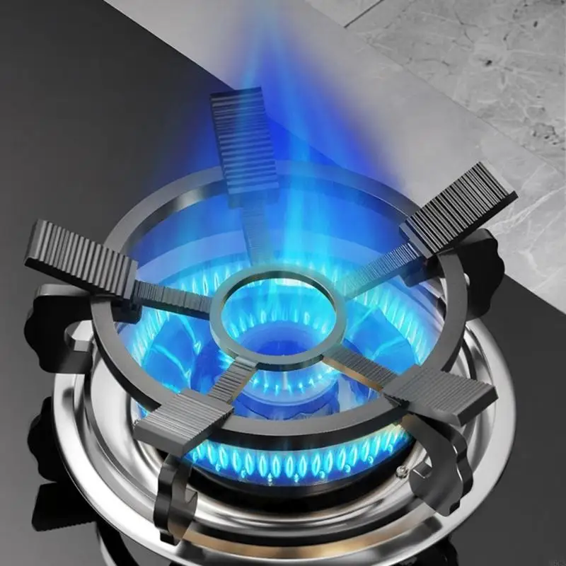 M6CB Burnadores hierro fundido Burners Trívelo resistente calor Cocina no liquidad Anillos wok