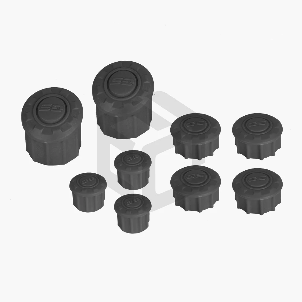 9PCS Motorcycle Frame Hole Caps Cover Plug For BMW R1200GS R 1200 GS LC Adventure ADV R1250GS R 1250 GS Adventure 2014-2023