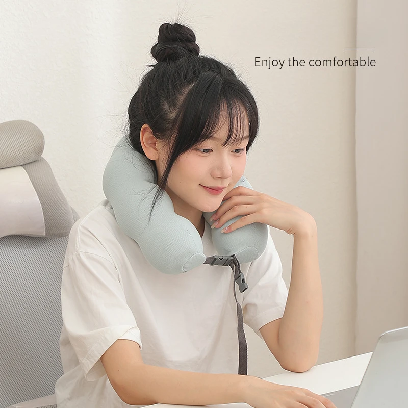 

New Multi-function U-shaped Memory Cotton Neck Pillow Slow Rebound Soft Travel Pillow Comfort Sleep Airplane Car Cervical Pillow