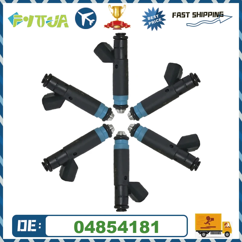

6pcs Fuel injector 04854181 For Jeep Grand Cherokee Wrangler 4.0 Dodge Ram 1500 5.2