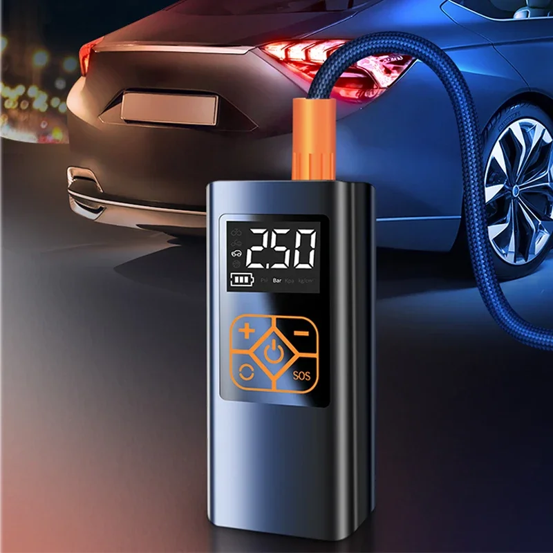 

Car Wireless Inflation Pump Car Inflation Pump USB Charging Pump Car Tyre Inflation Lithium Battery Filling Bag