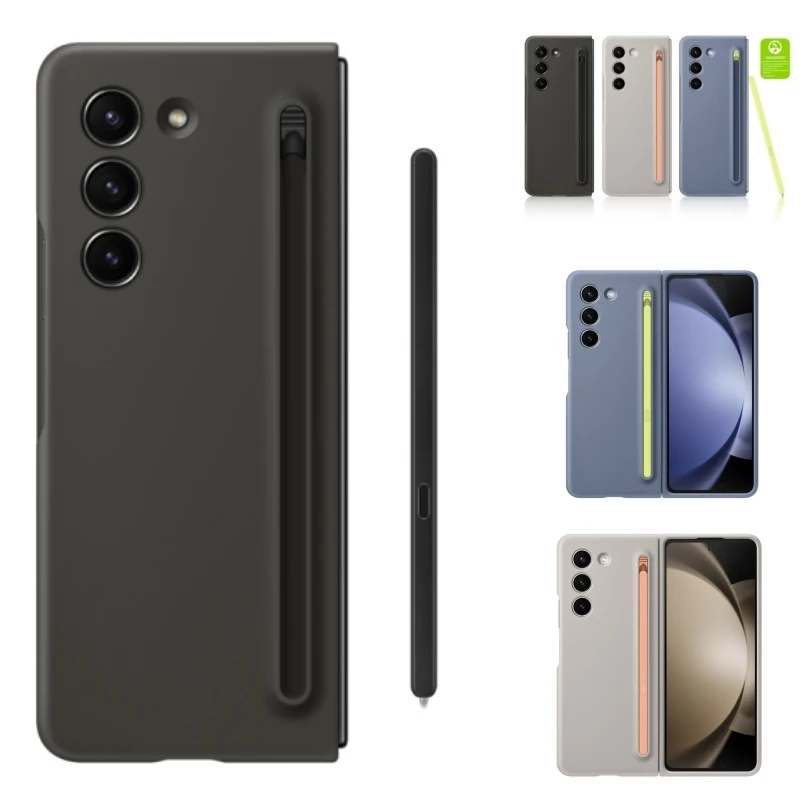 

Original Fold 5 Cover For Samsung Galaxy Z Fold5 S Pen Case with Spen 5G Cases