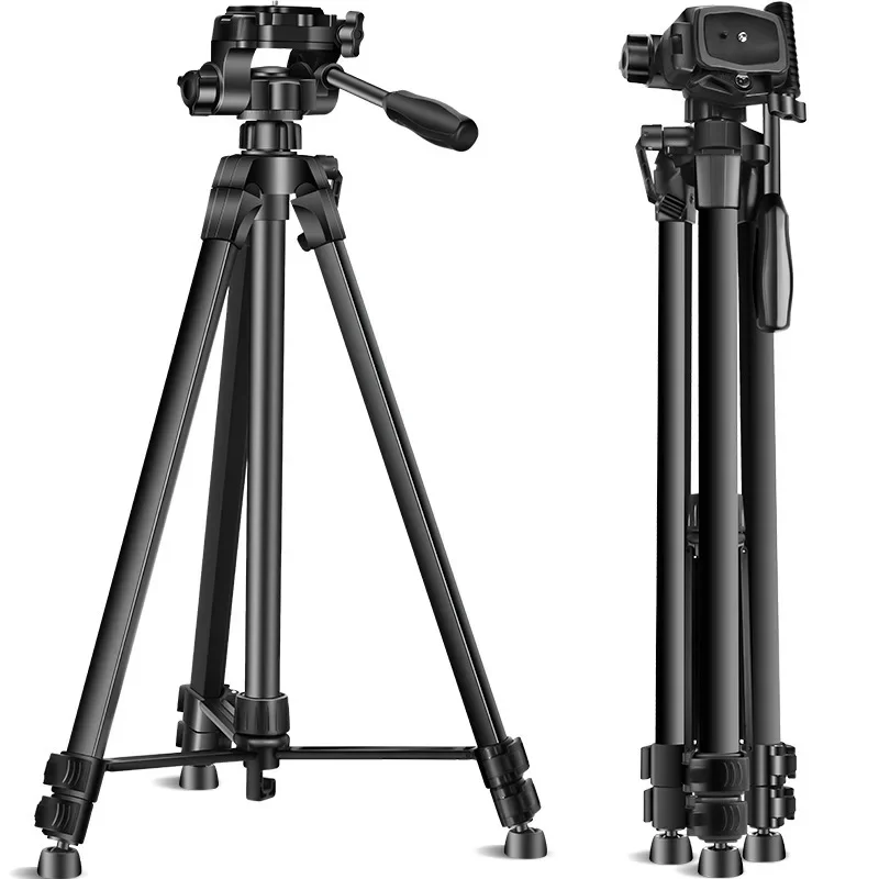 

Aluminum alloy SLR camera tripod, photography tripod, lazy live broadcast mobile phone holder