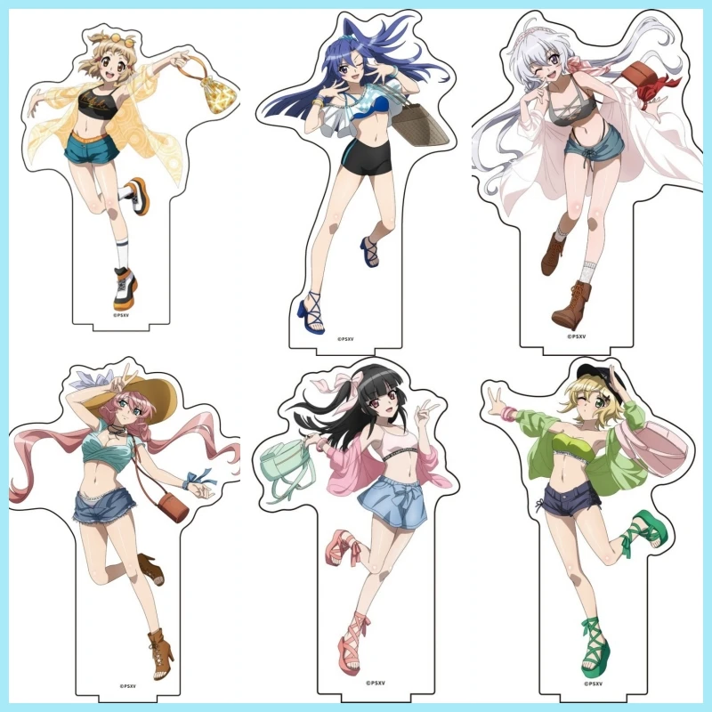 

Anime Symphogear Acrylic Stand Summer Series figure Stand Model Plate Cosplay Prop Decor Cartoons present Accessories Fans Gifts