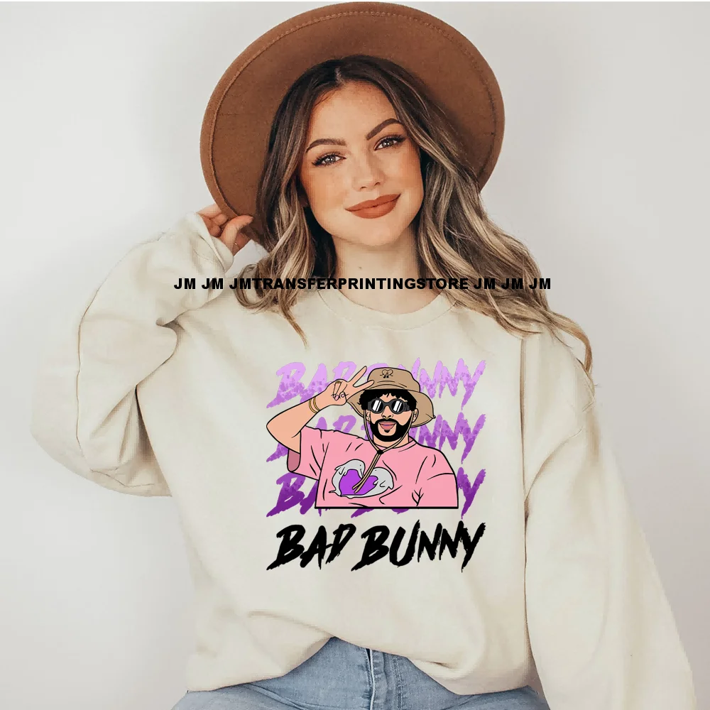 Washable Iron On Mexicana Latin Culture Cartoon POP Singer Plastisol Thermal DTF Transfers Sticker Ready To Press For Sweatshirt