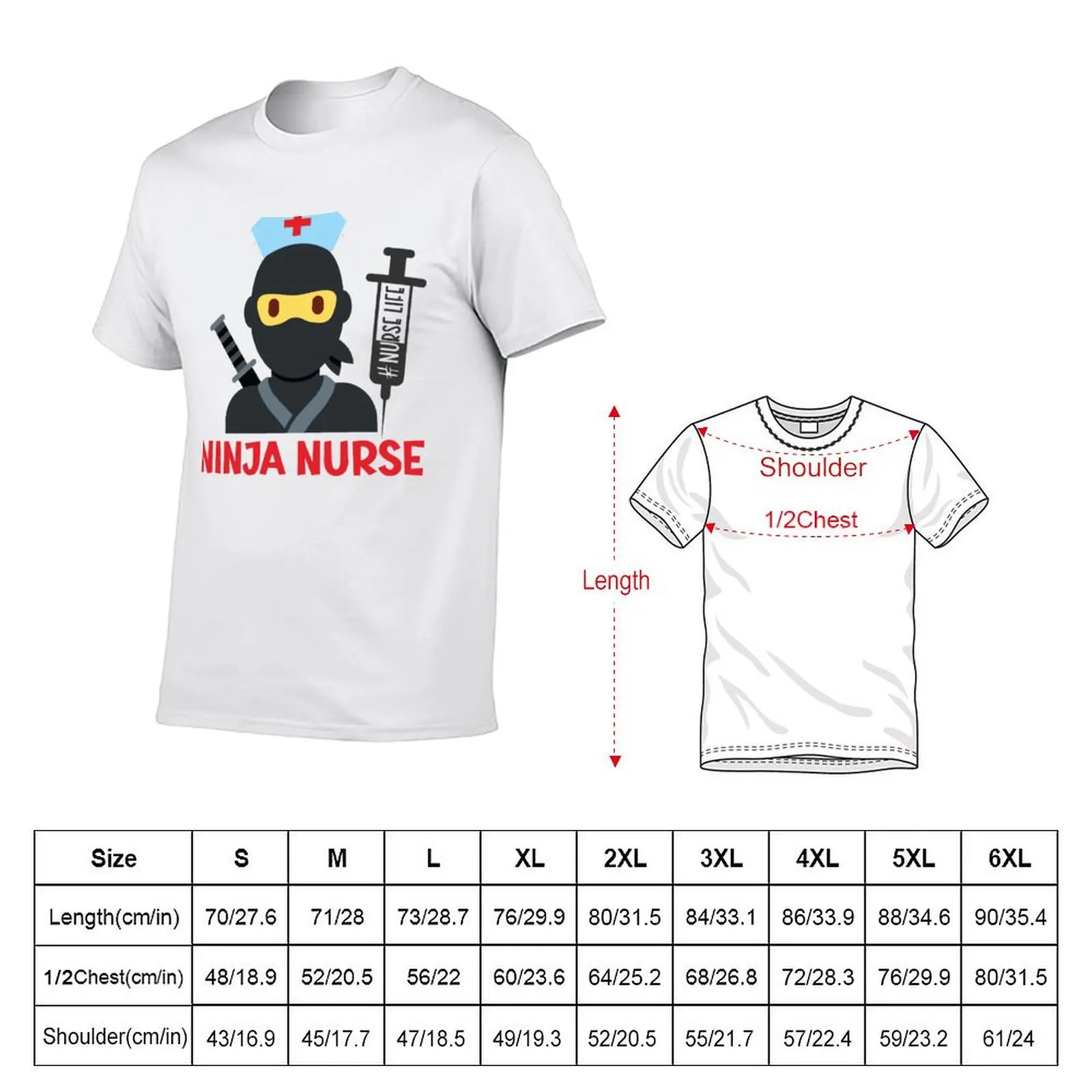 Copy of Ninja Nurse T-Shirt UV Sun Protection Tee Shirt