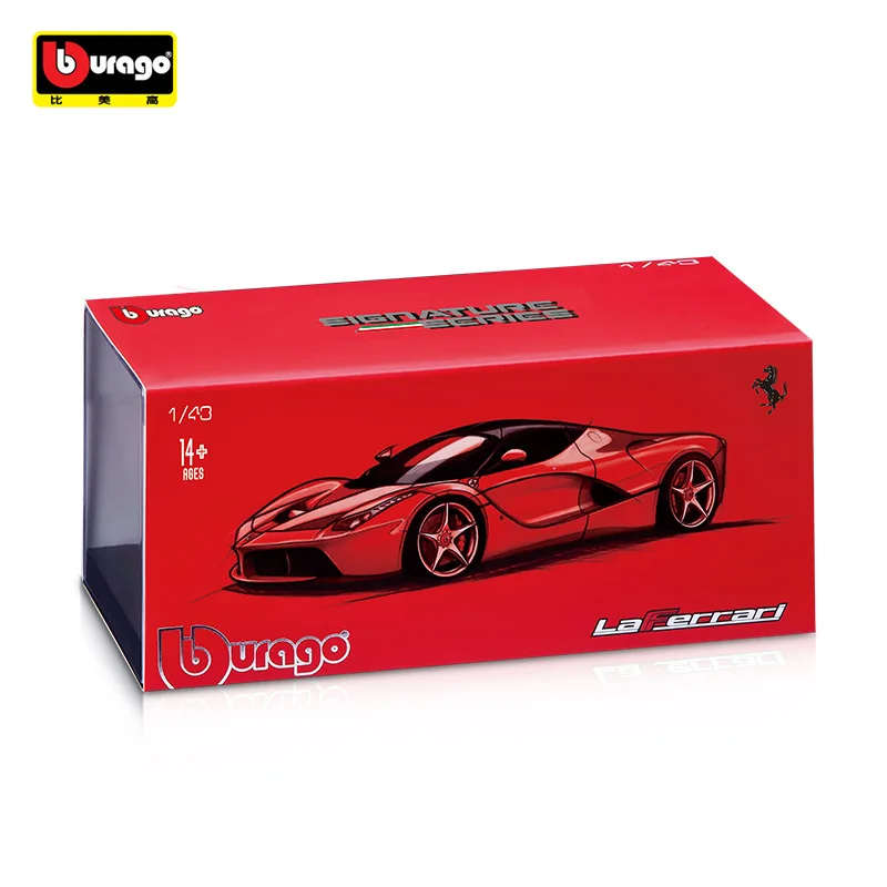 In Stock Bburago 1:43  Ferrari Sports Car Alloy Miniature Diecast Model Daytona Sp3 Ferrari Fxx K SF90 Stradale Toy Car Kid Gift