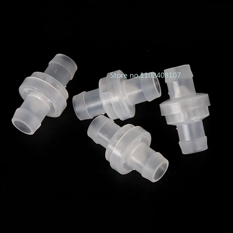 Plastic White Way Check Valve Pagoda Inline Fluids Check Valve 3/4/6/8/10/12mm