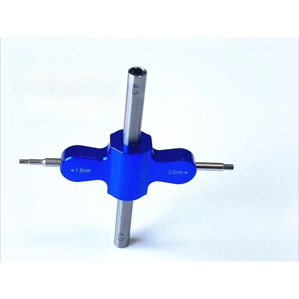 Wrench 1.5 2.0 hex screwdriver M4 M4.5 double headed nut socket hex quick release model tool