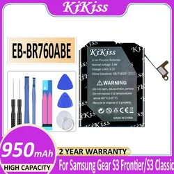 KiKiss Powerful Battery EB-BR760ABE 950mAh For Samsung Gear S3 Frontier/Classic EB-BR760A SM-R760 SM-R770 SM-R765 SM-R765S