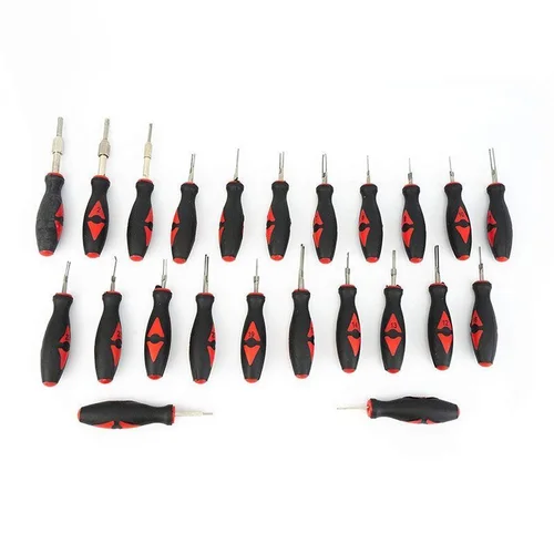 Imagen 2 del producto Para BMW Ford VW conjunto de arnés de cableado de coche Terminal herramienta de desmontaje enchufe Terminal eyector navegación y Extractor de aguja de Audio