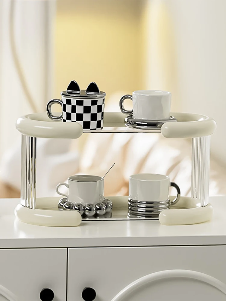 

Подставка для чашек Ele Cup Storage Ra: Держатель для стаканов и кофейных кружек на домашний обеденный стол, креативный модный пластиковый органайзер