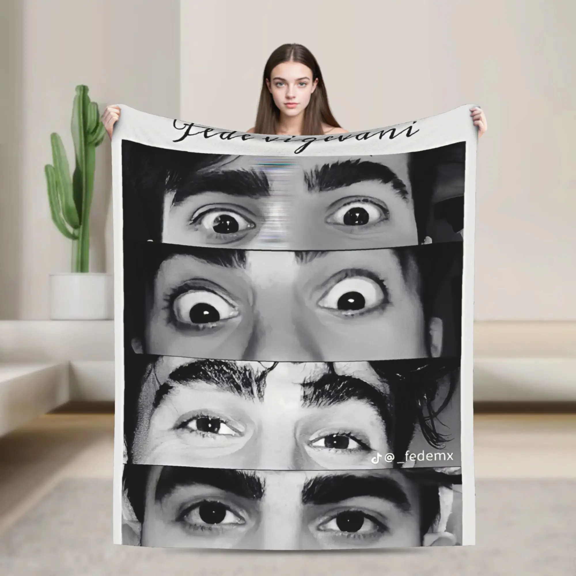 

Fede V-Vigevani Flannel Blanket Club Misterios Warm Soft Throw Blanket for Outdoor Decorative Funny Bedspread Sofa Bed Cover