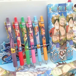 Cartoon Anime Naruto One Piece luffy Black Neutral Pen Speed Dry Smooth 0.5mm Black Water Pen Student Learning Supplies
