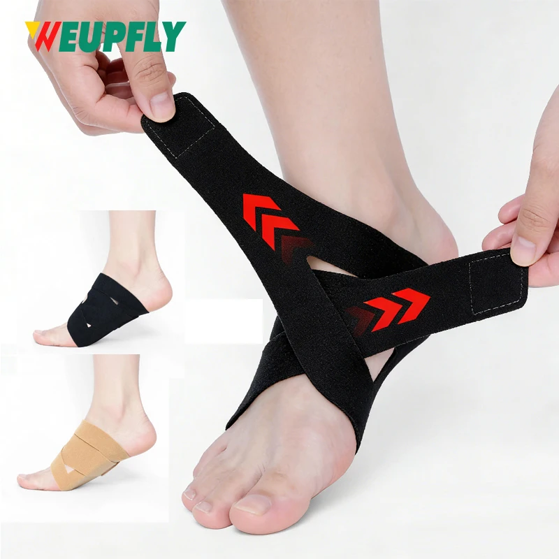 1Pcs Wearable Arch Support Inserts for Women & Men - Adjustable Non-Slip Breathable - Plantar Fasciitis Relief Arch Band