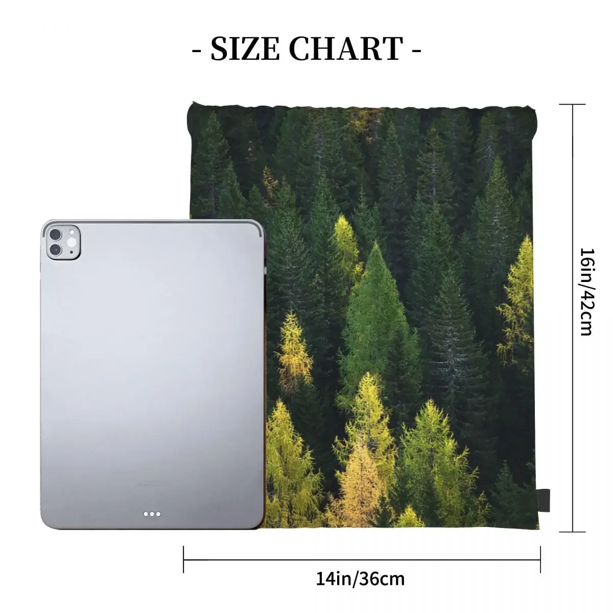 حقيبة ظهر Mount Trees Trees Apennine Mountains، حقائب برباط محمولة، حقيبة رياضية للجيب للسفر والمدرسة