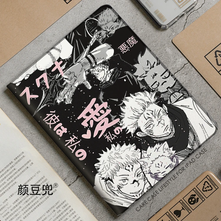 Ryomen Sukuna Anime Jujutsu Kaisen Air 11 For iPad Air 4 5 Mini 5 6 7Case Luxury Silicone For Pro 12.9 11 For iPad 10th Pro13 11