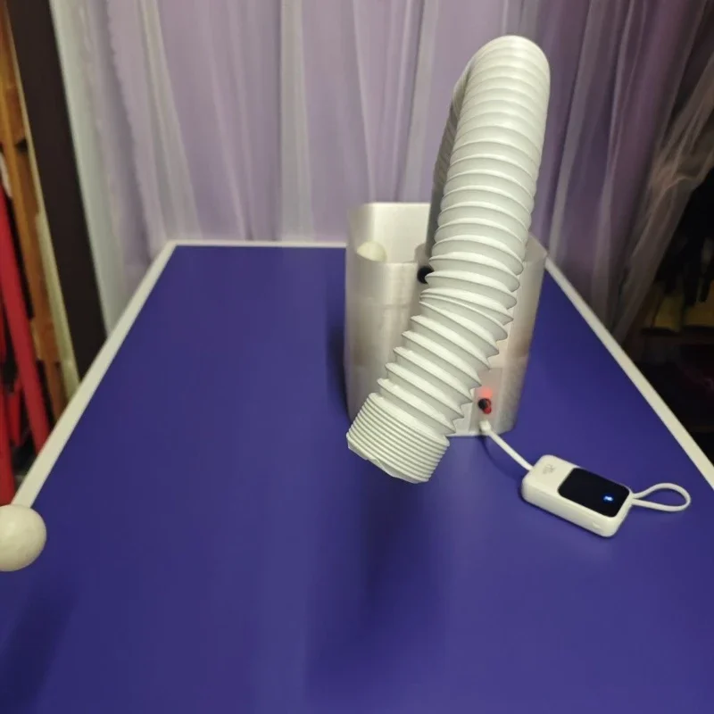 Adjustable Table Tennis Feeding Machine Large Capacity Table Tennis Serve Machines Automatic Swing Trainer Portable Sports Parts