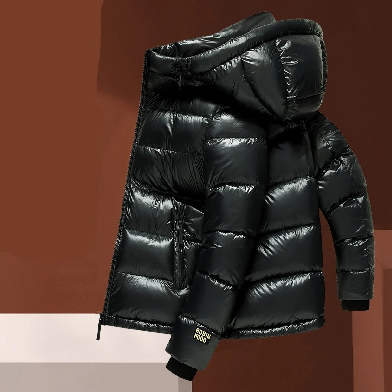 

Autumn Winter 90% White duck down New Style Men Down Jacket With Detachable Sleeve Men's Puffer Coat