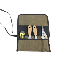 Tool Storage Bag Spanner Organizer Carpenter Pouch Wrench Bags Tools Canvas Toolkit Utility Handbag Tools Bag Roll Pouch