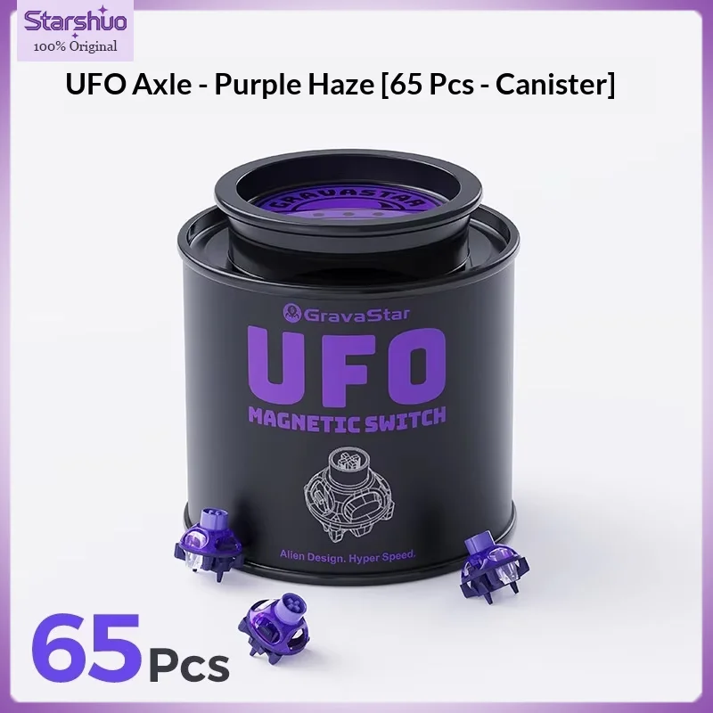 Product Gravitational Planet Gaming Exclusive UFO Switch HIFI Mahjong Sound Magnetic Keyboard Switch Free Keycap Puller Included