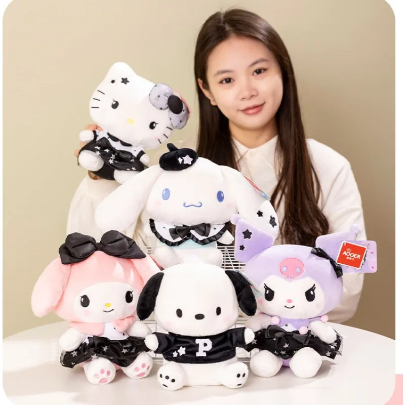 Sanrio Hello Kitty Kawaii Modern Series 20cm Kuromi Pachacco Melody Cartoon Plush Toy Pillow Stuffed Plushies Anime Doll Gift