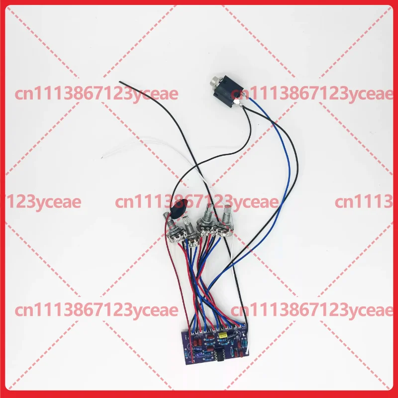for Stingray Bass 3 Band EQ Preamp Board, Active Circuit DIY Low Bass Instrument Upgrade Parts