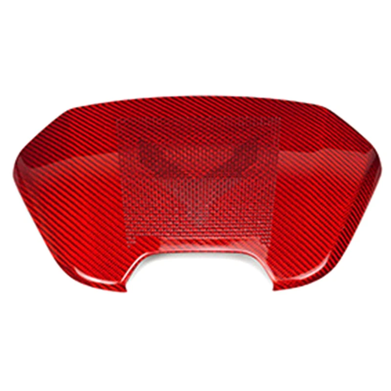 

Real Carbon Fiber Car Rear Center Console Speaker Audio Grille Cover Trim For Corvette C8 2020+