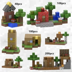 My World DIY Magnetic Building Blocks Montessori Children Designer Constructor Toys 3D Pixel Bricks Set Christmas Gifts For Kids