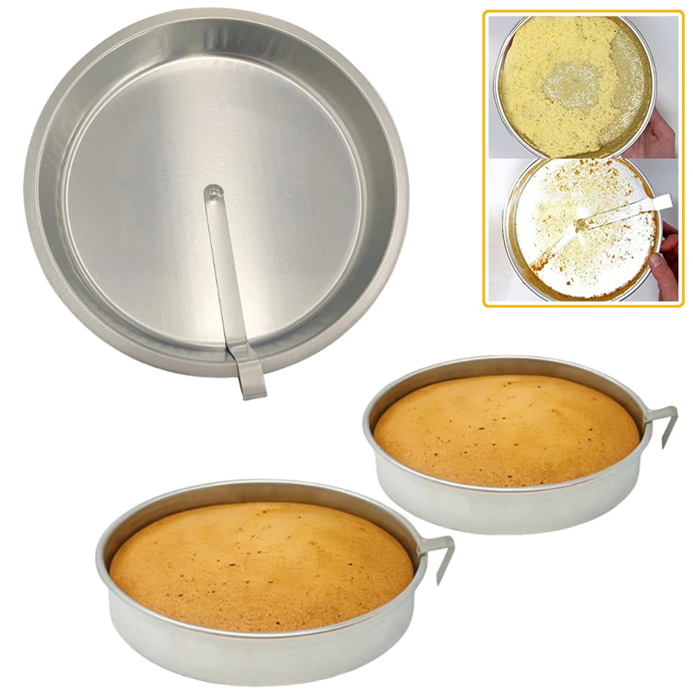 Durable Nonstick Round Cake Baking Mold Pan Tray DIY Homemade Cake Making Bakeware Home Kitchen Daily Baking Tools