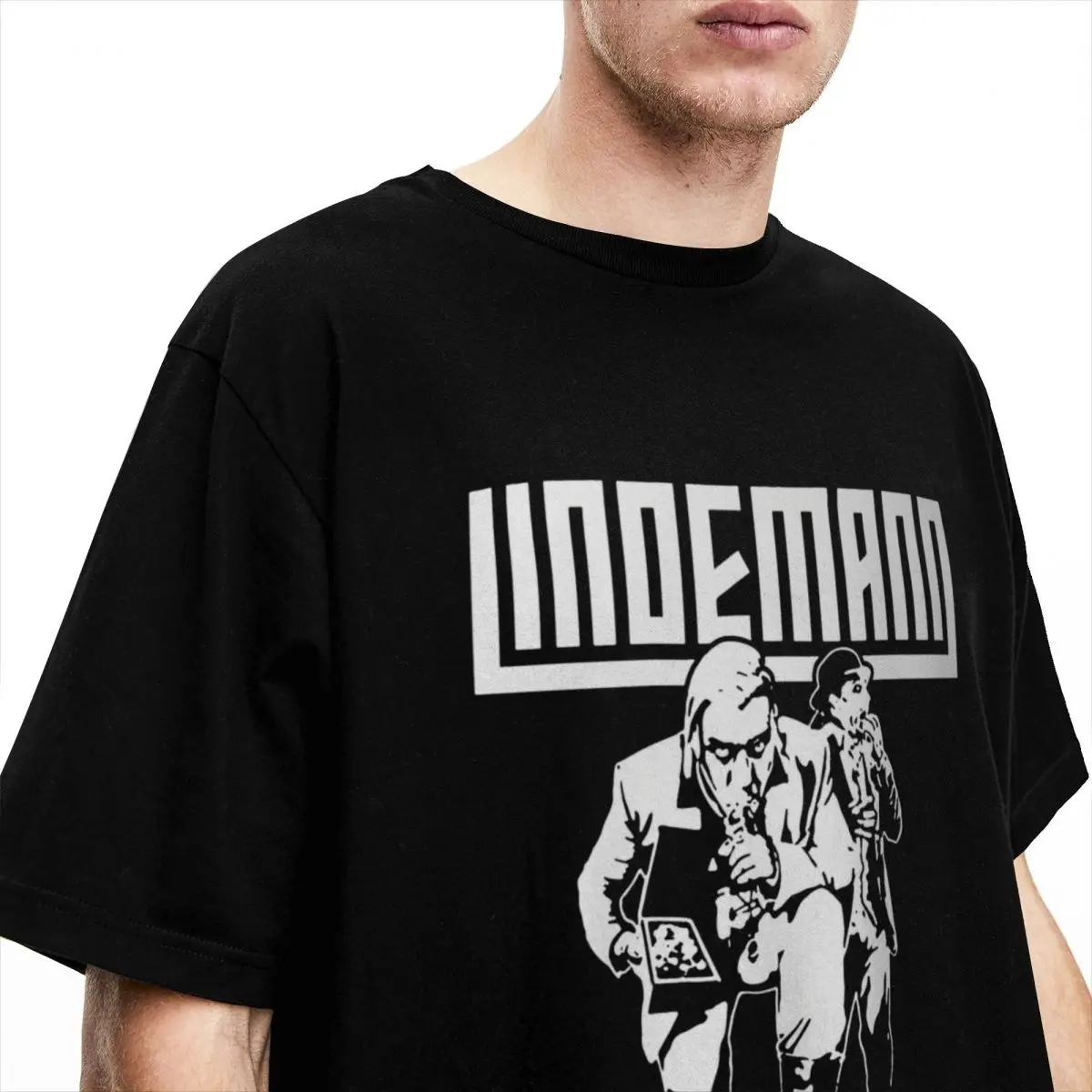 Humorous LINDEMANN T-Shirt Men Women 100% Cotton Short Sleeve Tee Shirt Birthday Gift Tops