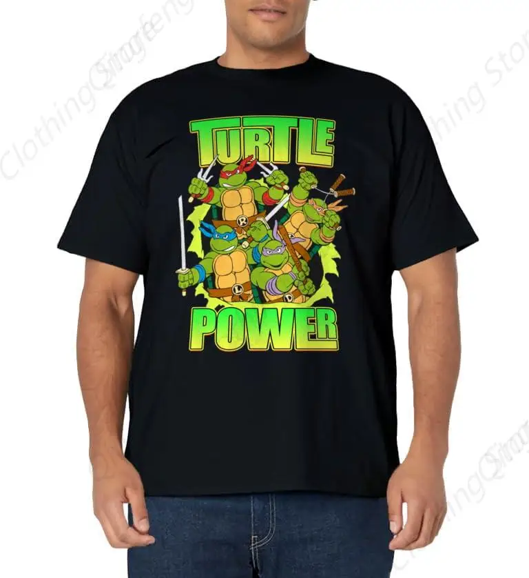 Teenage Mutant Ninja Turtles - Turtle Power - Retro TMNT T-Shirt