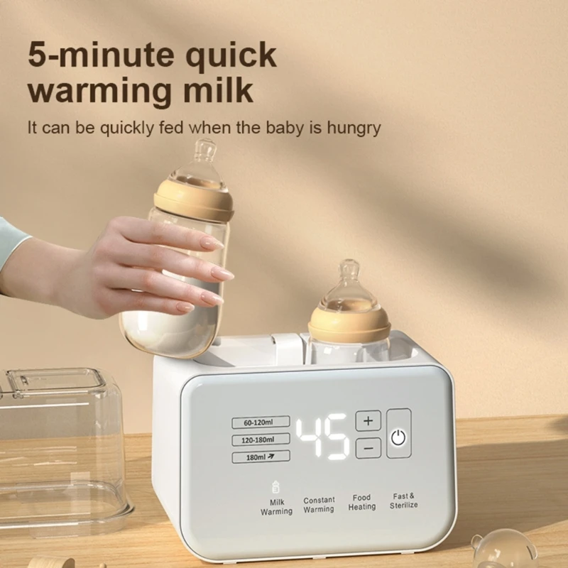 Multifunctional Baby Bottle Warmer for Breastmilk and Formula 800ML Capacity