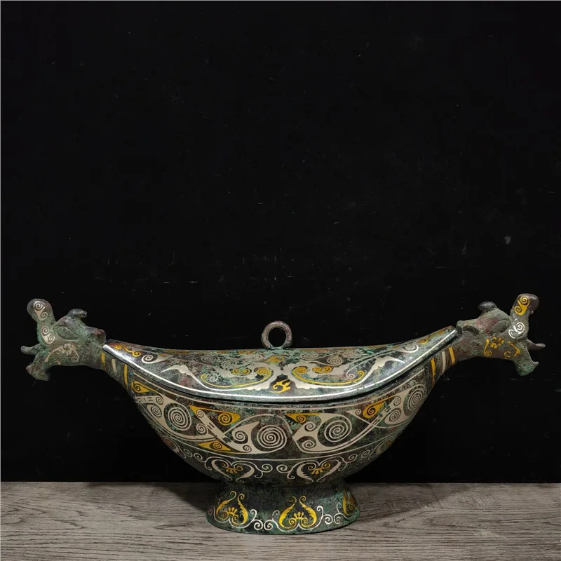 Pure Copper Staggered Gold And Silver Cloud Pattern Faucet Height: Cm Length: 43Cm Width: 14Cm Weight: 2200G