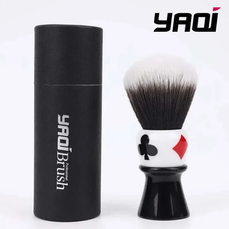 

Wet Shaving Brush Synthetic Hair Resin Handle Husky Knot Men YAQI Casino clubs 26mm Shaving Brush