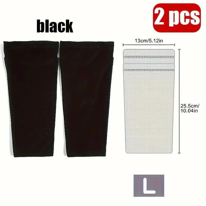 2 Stück Fußball-Schienbeinschoner mit Tasche, Kompressions-Wadenstulpen für Fußball, Sportliche Schienbeinschoner-Socken – Detail 8