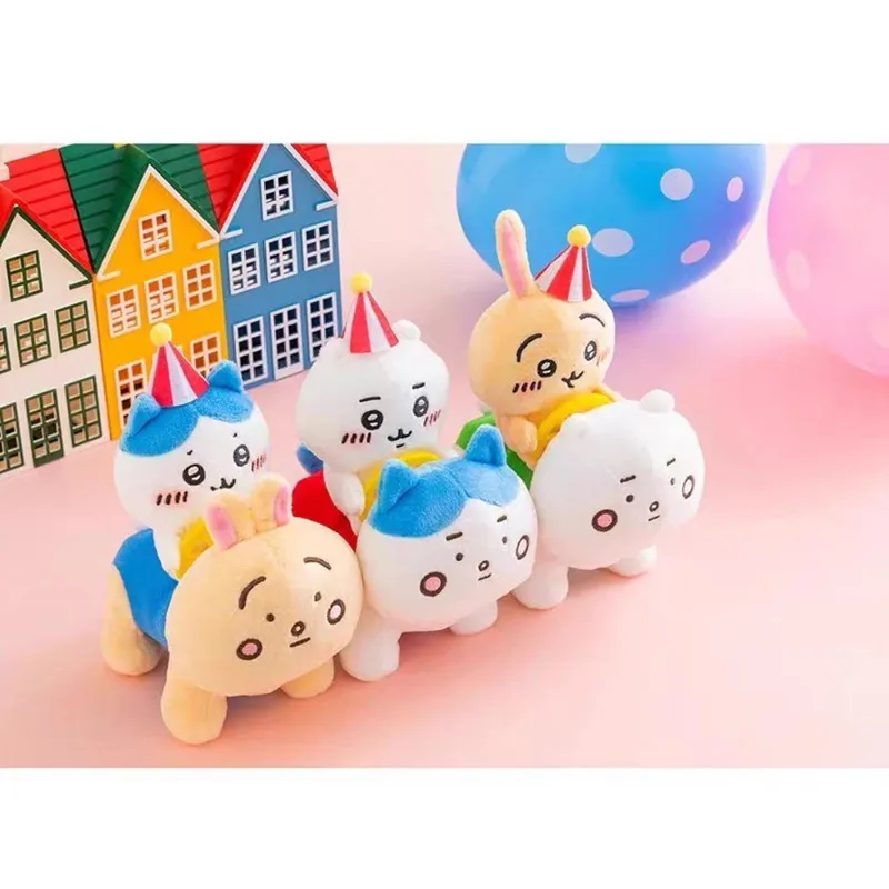 

Новая оригинальная японская серия Chiikawa Riding, плюшевая кукла Ussaki Yosuke, подарок на день рождения для женщин, милая пушистая игрушка, коллекционный предмет