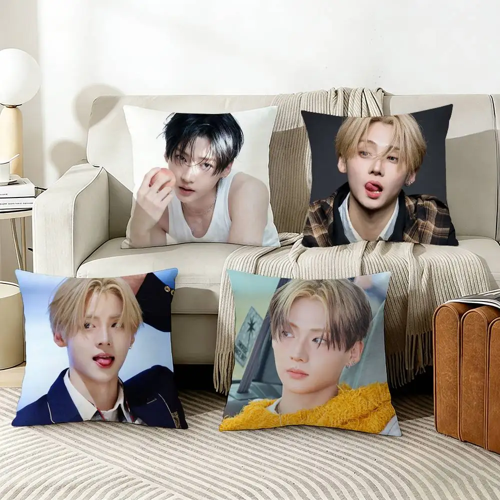 

L-Lee S-Sang W-Won Boys II Planet Various Sizes Square Pillow Case For Car Home Bedchamber Decor
