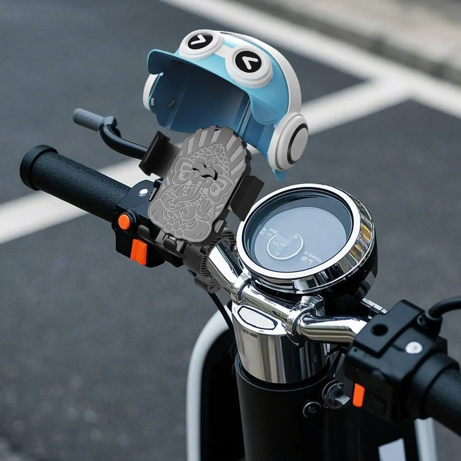 

Sunshade Bicycle Mobile Phone Stand Sunshade Phone Holder With Helmet Consumer Electronics Supplies For Calling Delivery Live