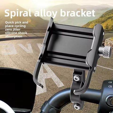 Universal Motorcycle Scooter Bicycle Metal Mobile Phone Holder GPS Navigation Stand Special Motorcycle Bike Riding Phone Holder